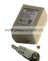 DVE DV-7510 7.5V DC 100mA -(+)- 2.5x5.4mm USED CLASS 2 PLUG-IN